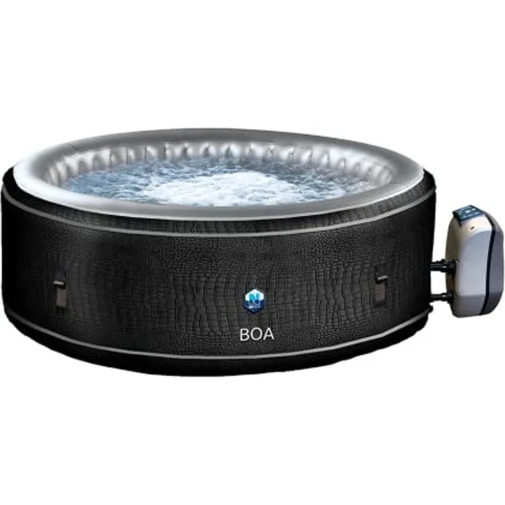 NetSpa Boa aufblasbarer Whirlpool rund für 5-6 Personen Ø 195 x 70 cm Outdoor Whirlpool