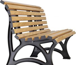 Blome Gartenbank Helgoland Braun 3-Sitzer