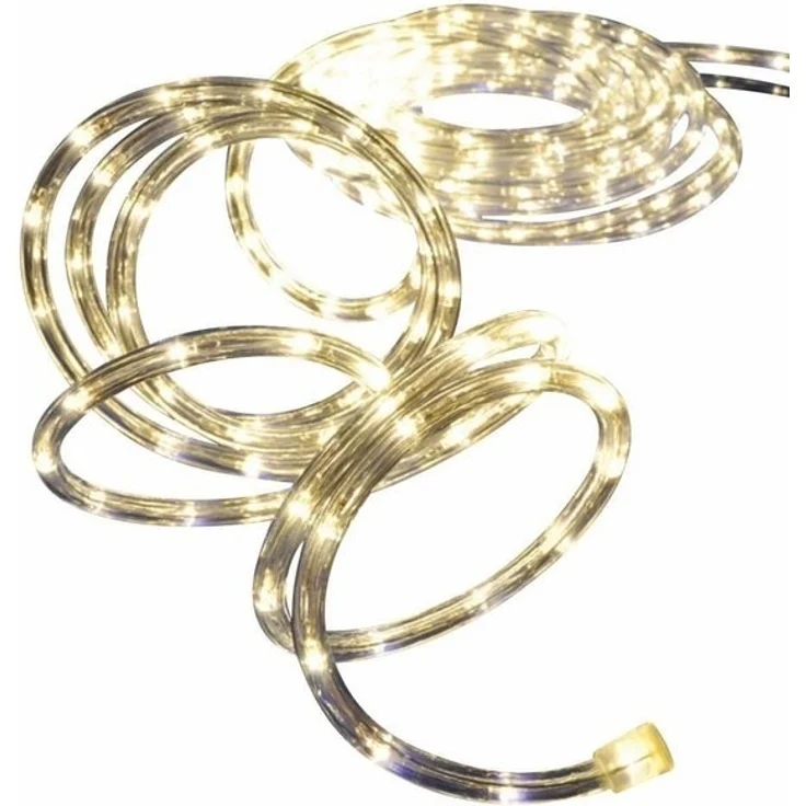 Haushalt International LED-Lichterschlauch Lichterschlauch LED 6 Meter mit 120 warm weißen LEDs – Bild 3