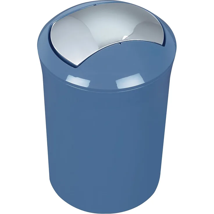 Spirella Design Kosmetikeimer 10. 19858 "Sydney" mit Schwingdeckel 5 Liter (ØxH): 19x30 cm Blau