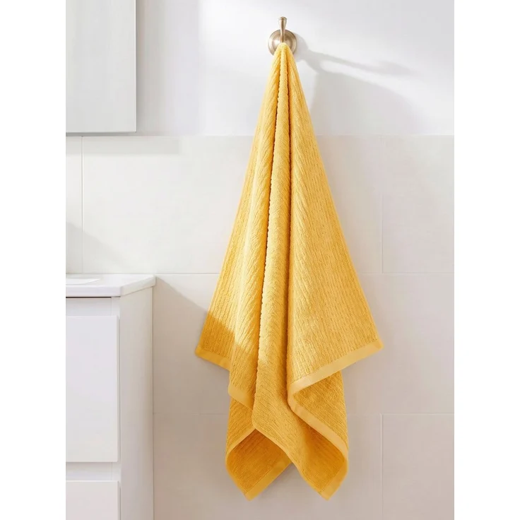 OTTO home Handtuch Riva, 50x100, Premium Handtücher, 500 gr/m², Webfrottier (1-St), Hoch-Tief-Struktur, Streifen, weich, 5 Jahre Garantie – Bild 2
