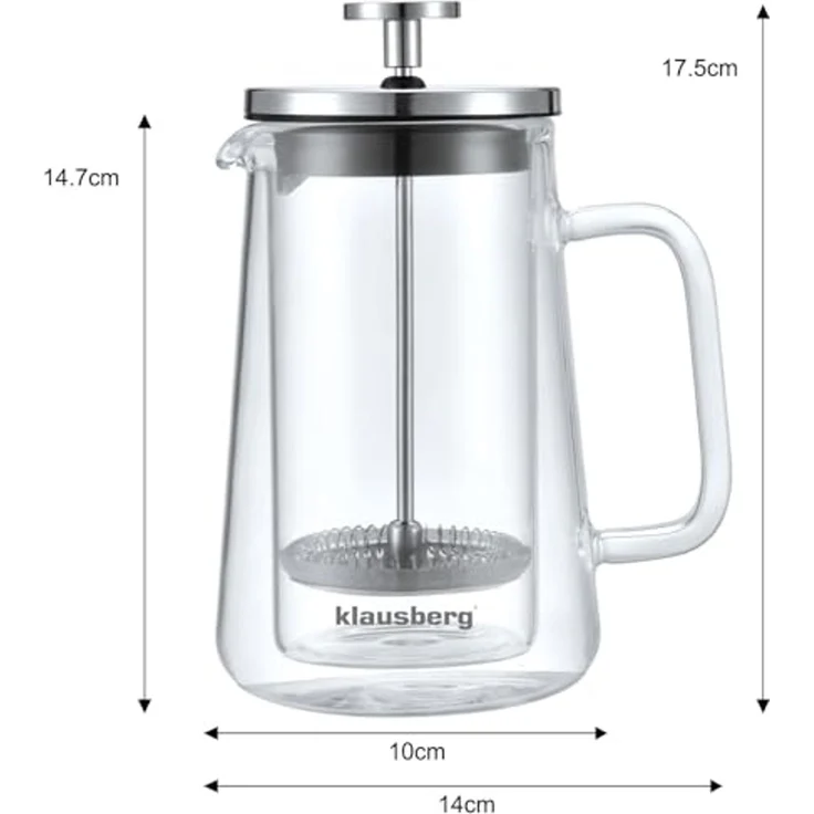 Klausberg Klausberg Kaffee-/Teebereiter 0,35l French Press KB7684 – Bild 5