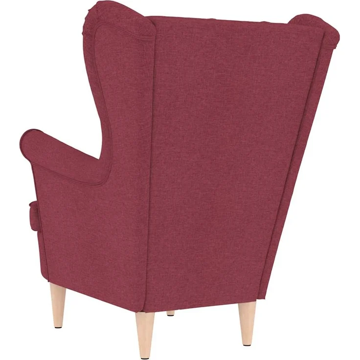 vidaXL Sessel Weinrot 74x84x100 cm Stoff 4016898 – Bild 5