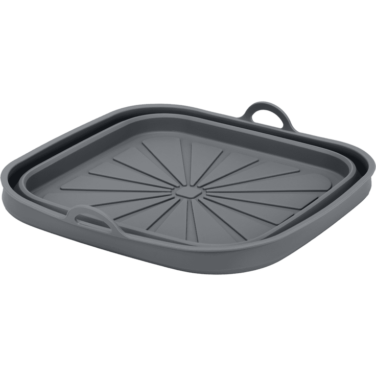 METALTEX 222193000 Faltbarer Silikonkorb für Airfryer 21,5 x 21,5 cm, geeignet für Heißluftfritteuse, Mikrowelle und Ofen – Bild 2