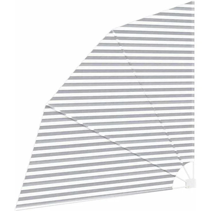 vidaXL Balkon Sichtschutz 210 x 210 cm Polyester Anthrazit und Weiß 42000940 – Bild 4