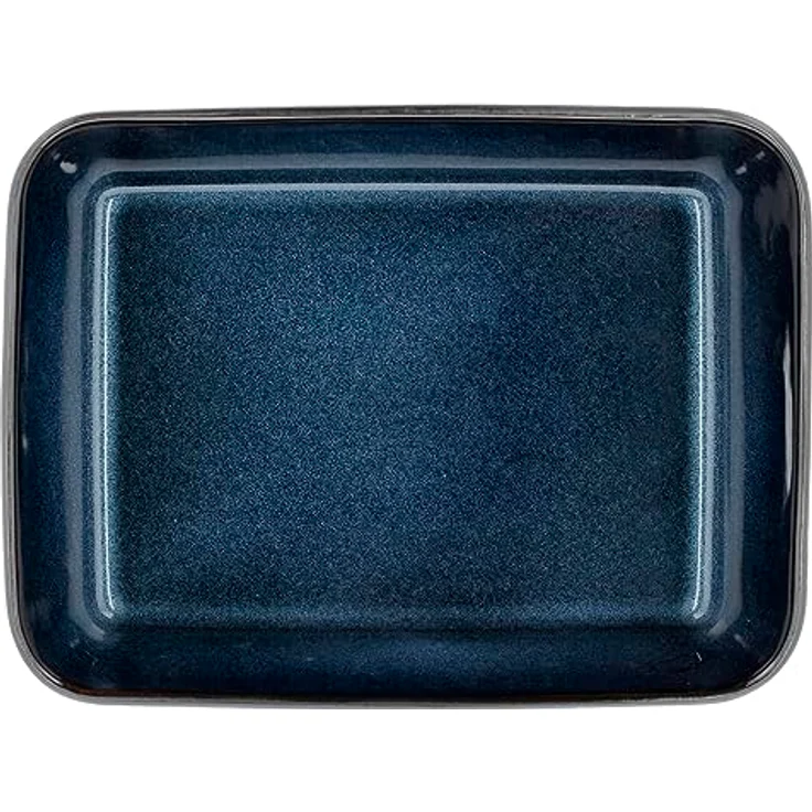 Bitz Steinzeug Schwarz / Blau Auflaufform 28x21 cm – Bild 2