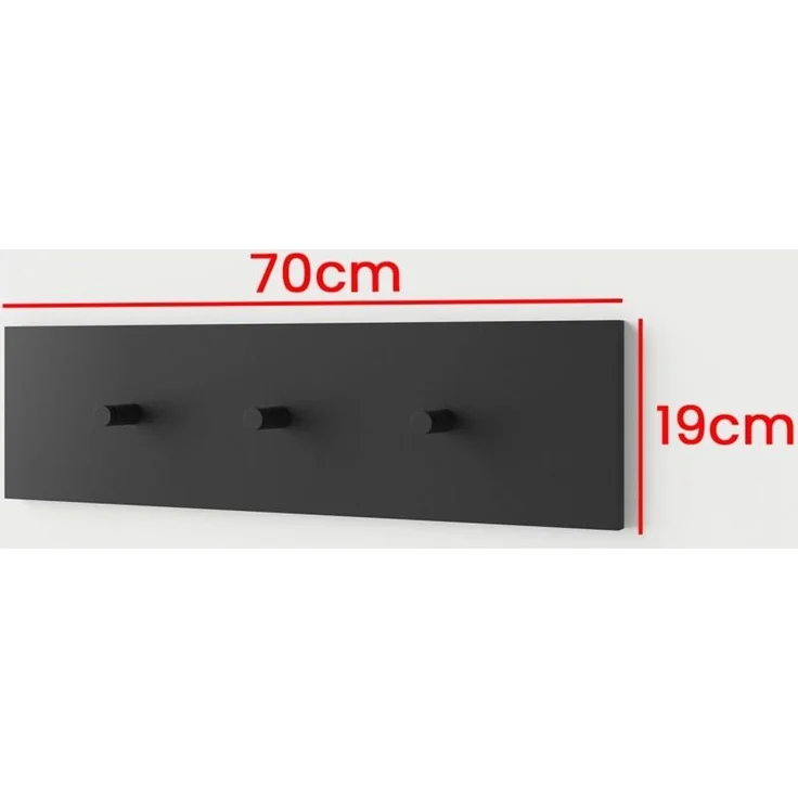 Garderoben-Set Rosario Version 3 mit Lamellen, Kleiderschrank mit Polsterplatten und Schuhschrank (Schwarz / Eiche Artisan, Trinity 02), 225 x 40 x 140 cm – Bild 6