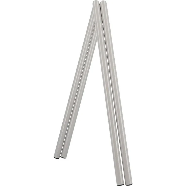 Tischgestell Benito 2er Set, pulverbeschichtetes Metall, modern, Taupe, für flexible Tischlösungen – Bild 3