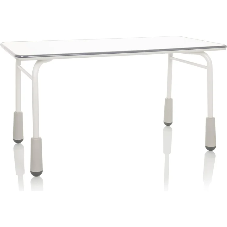 hjh OFFICE Kinderschreibtisch höhenverstellbar Kid GRO T Kinder- und Jugendschreibtisch Schülerschreibtisch 120x60 cm, Weiß/Grau 653753 – Bild 6