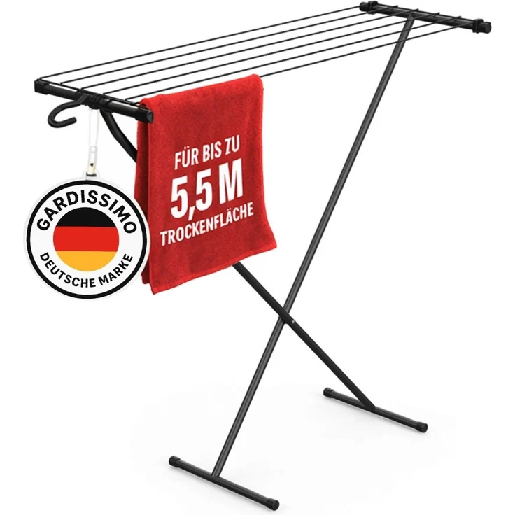Gardissimo SPACE Badewannentrockner Wäscheständer Trockner mit Kleiderbügel – Bild 1