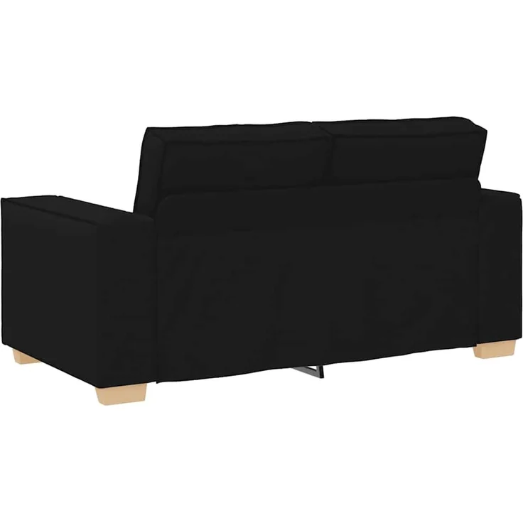vidaXL 2-Sitzer Sofa Schwarz 160x78x84 cm Stoff 4104972 – Bild 5