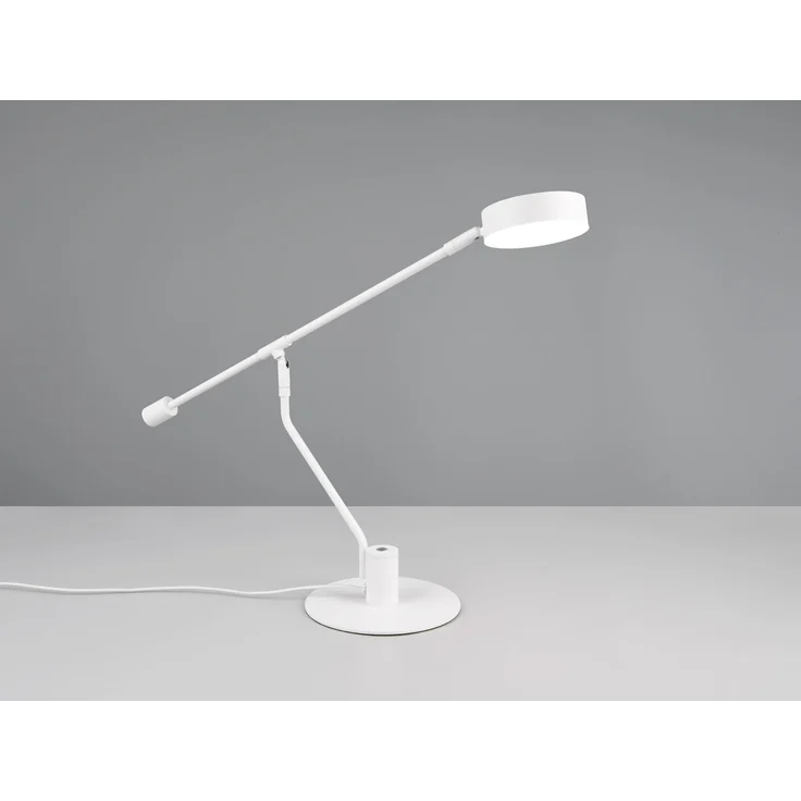 LED Schreibtischlampe MANDURO Weiß, dimmbar & Tageslicht, 64cm groß – Bild 6
