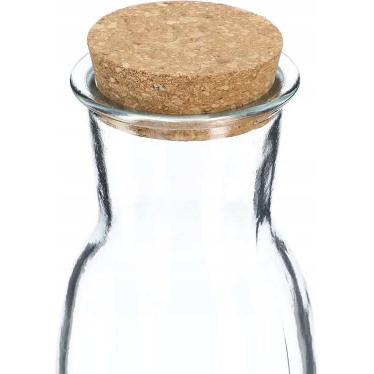 KADAX Karaffe Glas Wasserkrug 1000 ml 1 Liter Wasser Wein Getränke Stopfen – Bild 9
