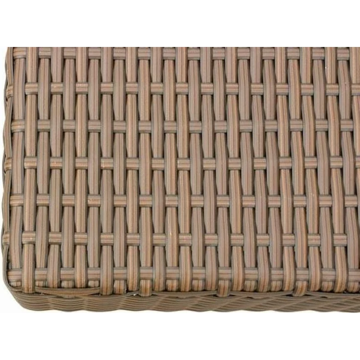 PureHaven Rattangarnitur 300x300 cm elegant geformt strapazierfähig und extra stabil inkl. Sitz- und Rückenkissen creme-weiße Sitzauflagen – Bild 5