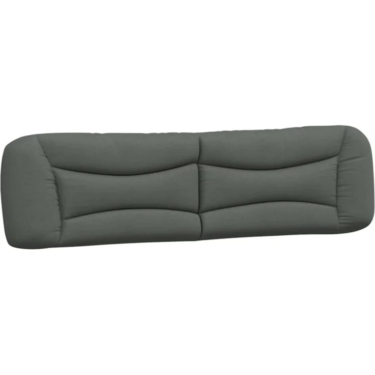 vidaXL Kopfteil-Kissen Dunkelgrau 200 cm Stoff 374617 – Bild 9