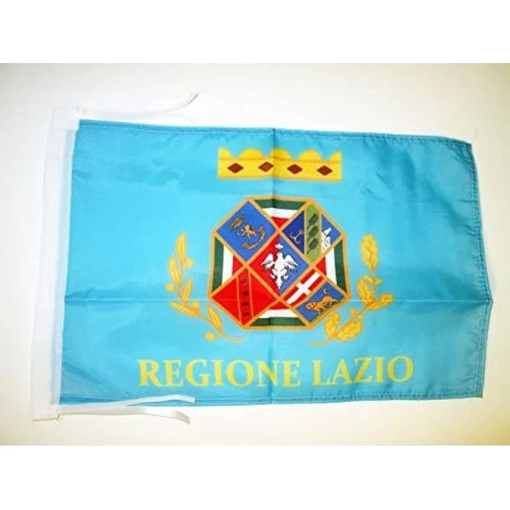 AZ FLAG - Flagge Latium - 45x30 cm Mit Kordel - Lazio In Italien Fahne 30 x 45 Cm - Flaggen