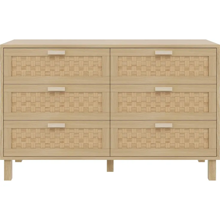 Kommode mit Schubladen, Schubkastenkommode, Sideboard, Aufbewahrungsschrank, Mehrzweckschrank, Küchenschrank – Bild 7