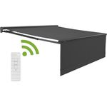 empasa Kassettenmarkise "EXPERT" Elektrische Halbkassettenmarkisen mit ausfahrbarem Volant