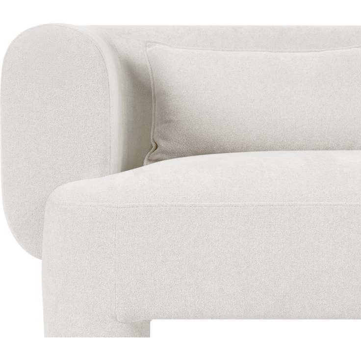 Sofa 3-Sitzer HOGBO Stoff Weiß – Bild 6