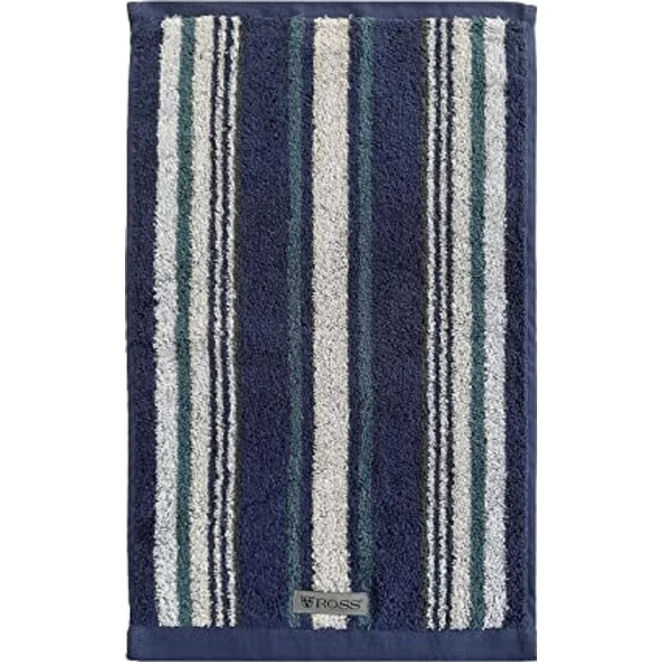Ross Handtücher Sinfonie Multicolor Streifen 4019 | Gästetuch 30x50 cm | denim