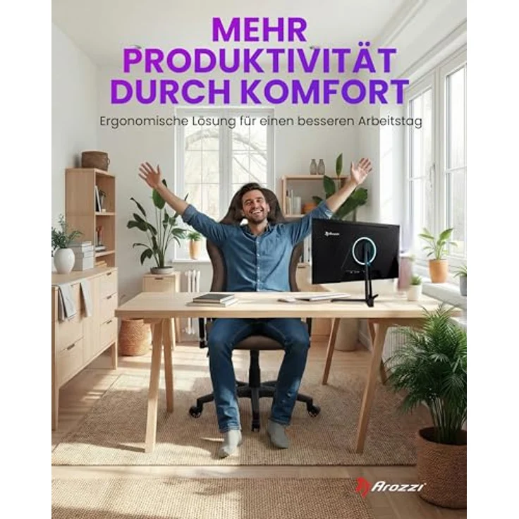 Arozzi Torretta Supersoft, Ergonomischer Bürostuhl mit Supersoft™ Mikrofaser, 3D Armlehnen und verstellbaren Kissen, bis zu 120 kg – Bild 8