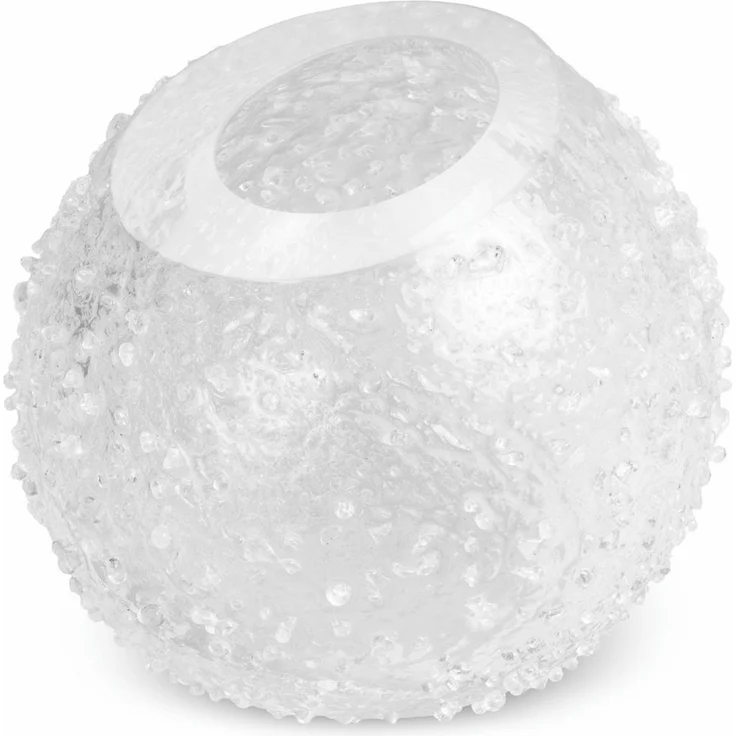 Casa Padrino Luxus Glas Vase Ø 26 x H. 24 cm - Mundgeblasene Blumenvase - Deko Blumenvase - Deko Accessoires - Deko Glas Vasen - Luxus Accessoires – Bild 2