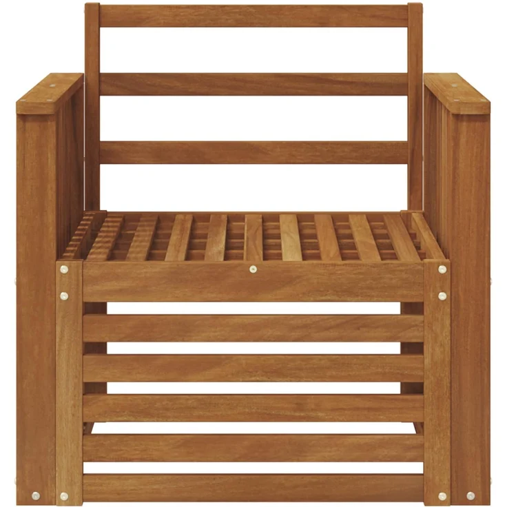 vidaXL Outdoor-Sofagarnitur Natur Massivholz Akazie 3436349 – Bild 3