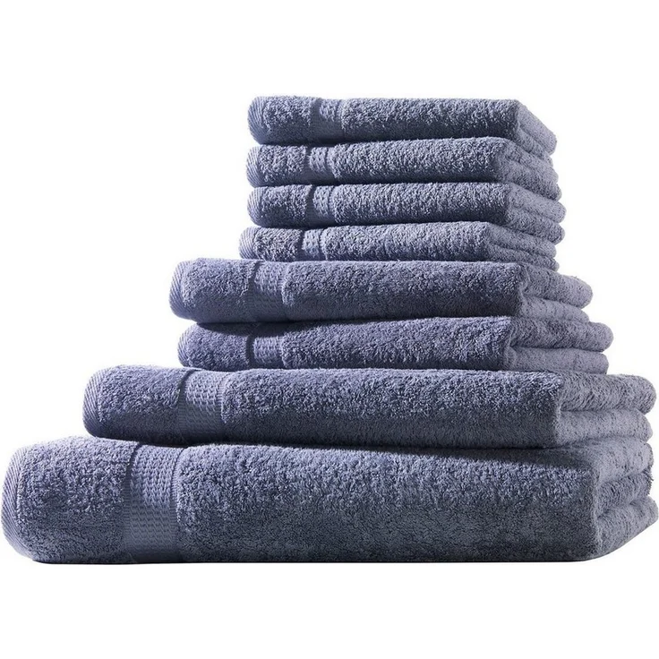 Hometex Premium Textiles Handtuch in Premium Qualität 500 g/m², Feinster Frottier-Stoff 100% Baumwolle, 1x Badetuch + 1 Duschtuch + 2 Handtuch + 4 Gästetuch, weich, saugfähig, extra schwer & flauschig – Bild 1