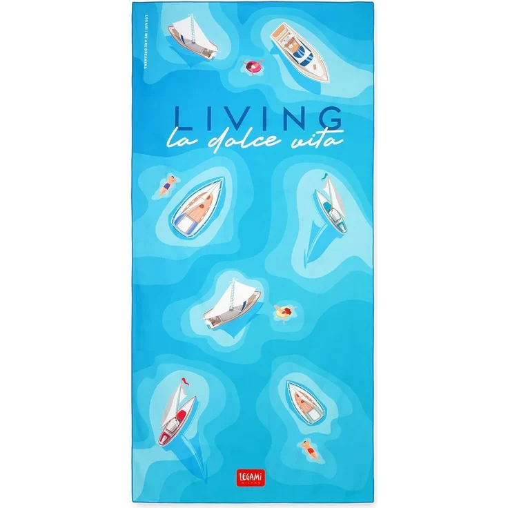 Legami Strandtuch 85x180 cm La Dolce Vita 85% Polyester, 15% Polyamid