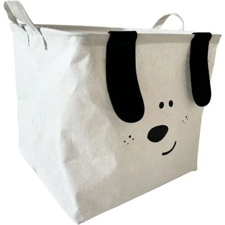 HTI-Living Aufbewahrungskorb Wau und Wuff aus Polyester für Kinderzimmer, 35 x 35 x 32 cm