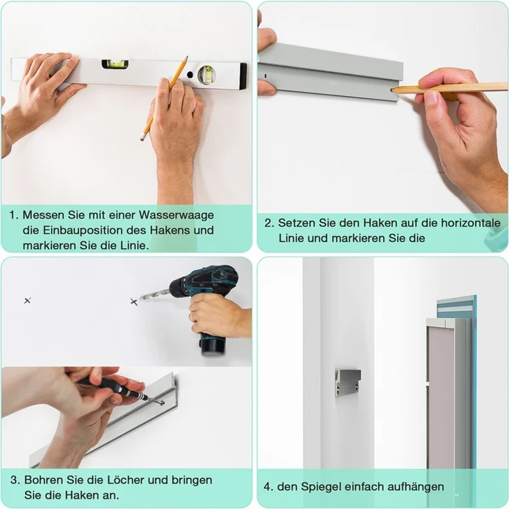 Gimbelen LED Badspiegel 80x60 cm, rechteckig, dimmbar mit 3 Lichtfarben & Anti-Beschlag, integrierte Steckdosen, explosionsgeschütztes Glas, IP44, für Badezimmer, Silber – Bild 10