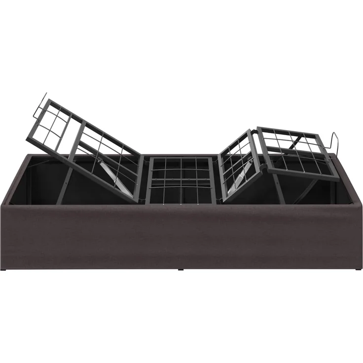 vidaXL Elektrisch verstellbares Bettgestell Braun 190 x 100 x 33,5 cm 42037342 – Bild 7