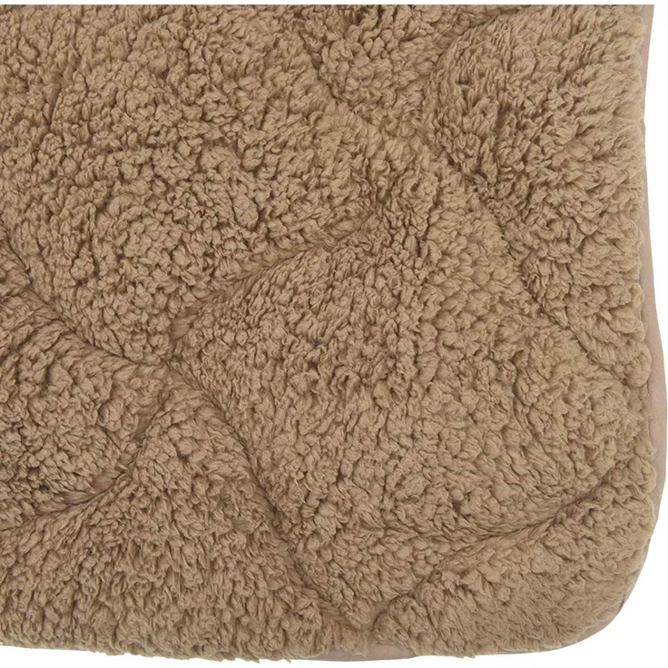vidaXL Winterbettdecke Taupe 135 x 220 cm Mikrofaser und Teddy-Fleece 42026354 – Bild 7