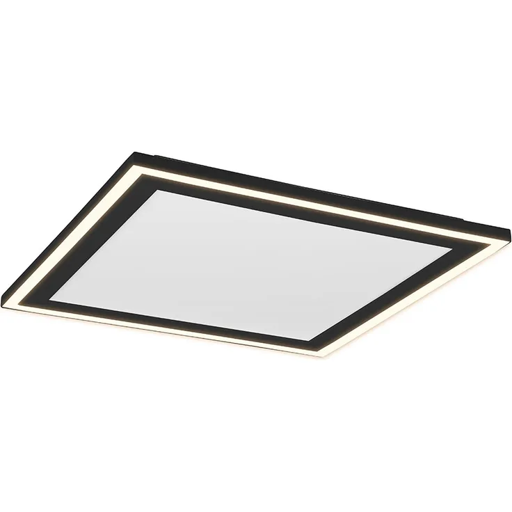 LED Aufbaupanel, schwarz, 3 Lichtmodi, L 43 cm