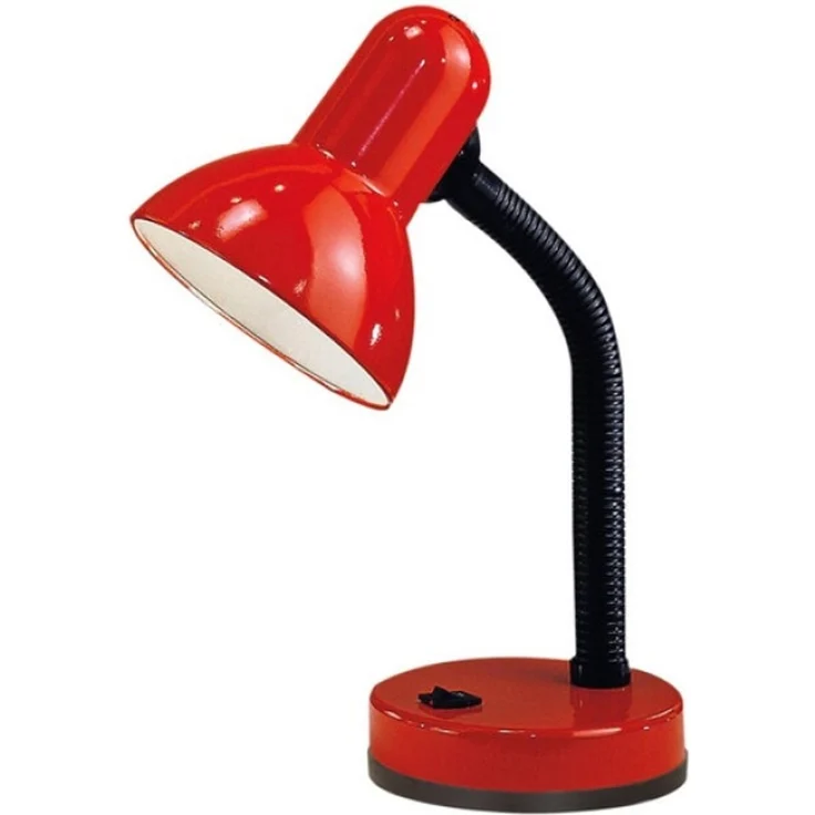 Eglo 9230 Büroleuchte BASIC 1 Kunststoff, Stahl, rot E27 max. 1X40W H:30cm mit Wippschalter – Bild 6