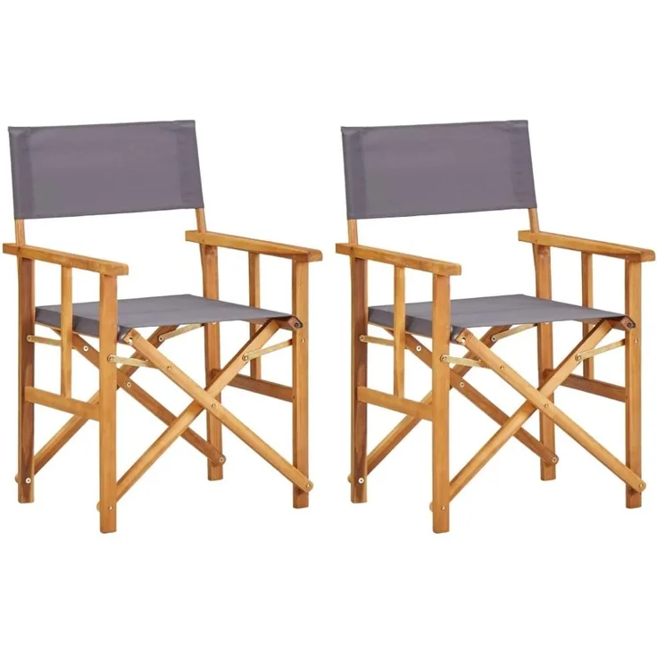 vidaXL Regiestühle 2 Stk. Massivholz Akazie 45947