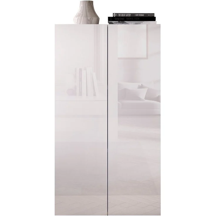 INOSIGN Aktenschrank Basic, Mehrzweckschrank mit 2 Türen (innen 2 Einlegeböden), Büroschrank, B 63 x H 114 cm – Bild 5