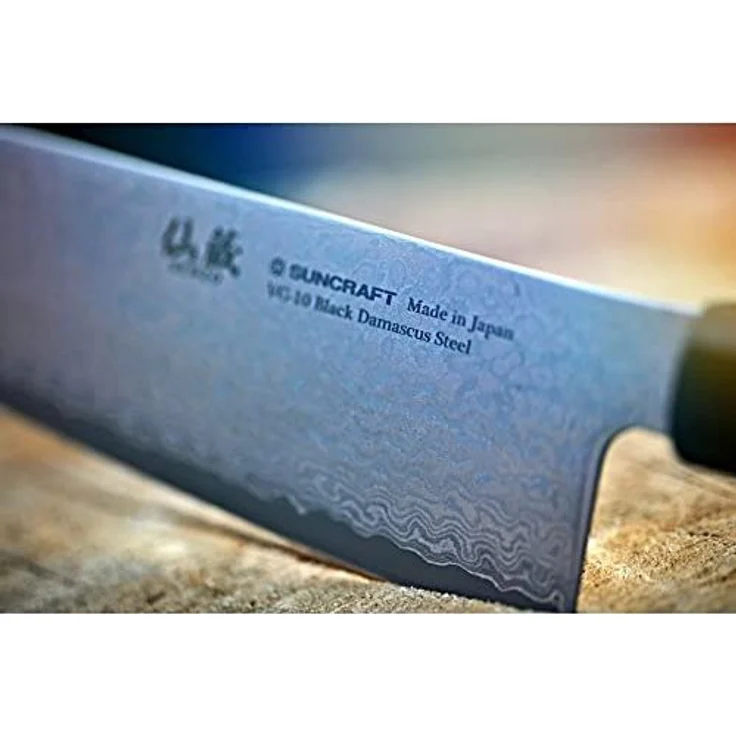 Suncraft Suncraft Senzo Black Bunka Küchenmesser 200 mm BD09 – Bild 2