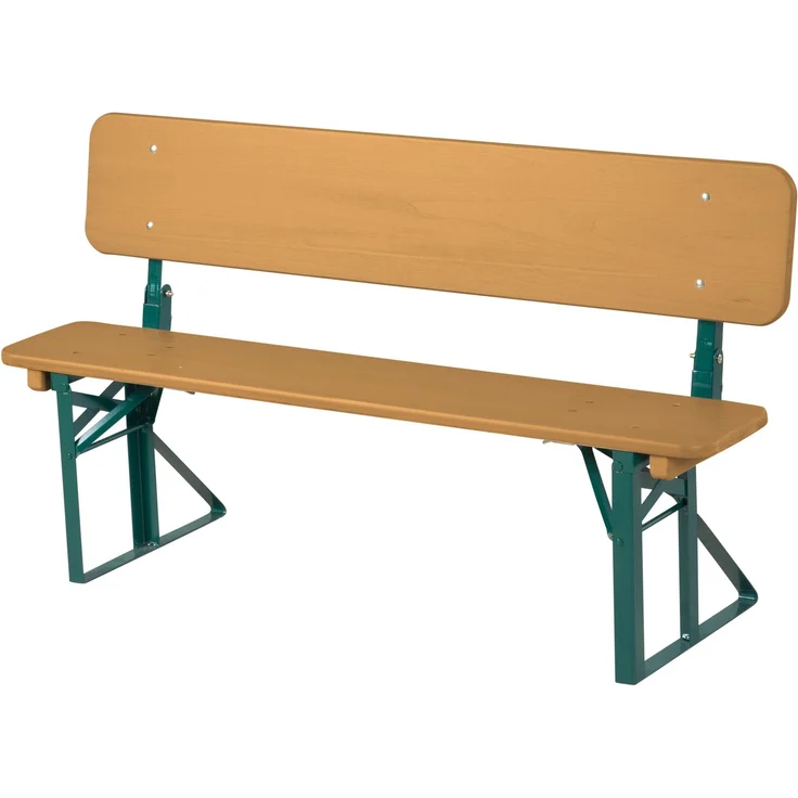 roba Outdoor Party-Garnitur für Kinder + Polster 'Little Stars' - Kindersitzgruppe mit Lehne aus FSC zertifiziertem Holz - 2 Bänke + 1 Tisch - Klappbare Sitzmöbel - Teak – Bild 5