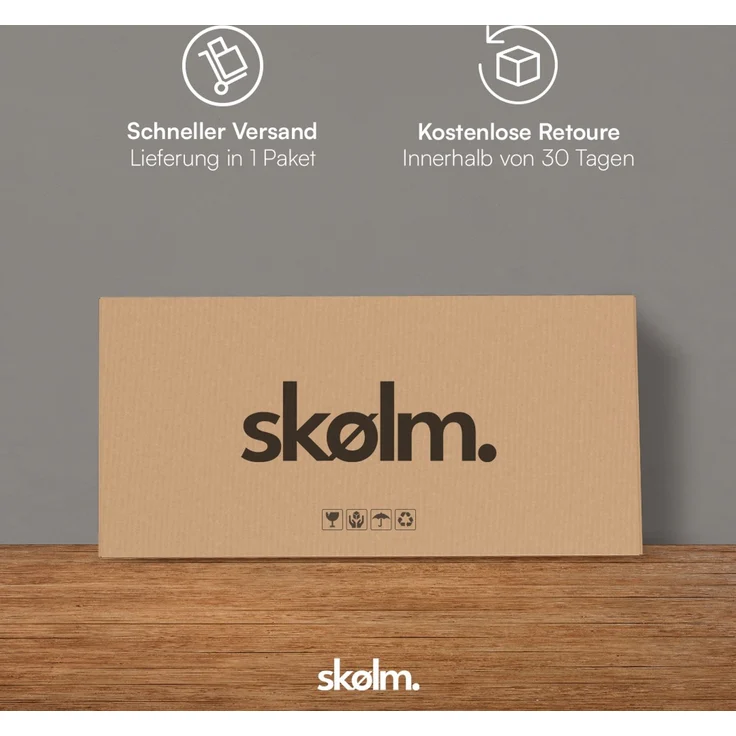 skølm 'Atria' Metallkommode, pastellgrün, 100x38x80 cm, Metallschrank mit 3 Fächern – Bild 7