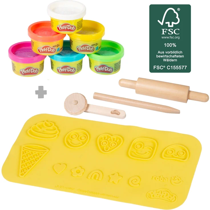 roba Eisstand 'roba x Play-Doh' - inkl. Zubehör - aus FSC®-zertifiziertem Holz - Bunt – Bild 11