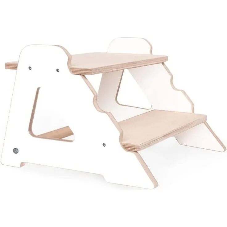 MAMOI® Yarnwood Kinderhocker 2 Stufen | Modernes Design Kinderhocker | Sicher und vielseitig Kinderhocker 2 Stufen | 100% ECO
