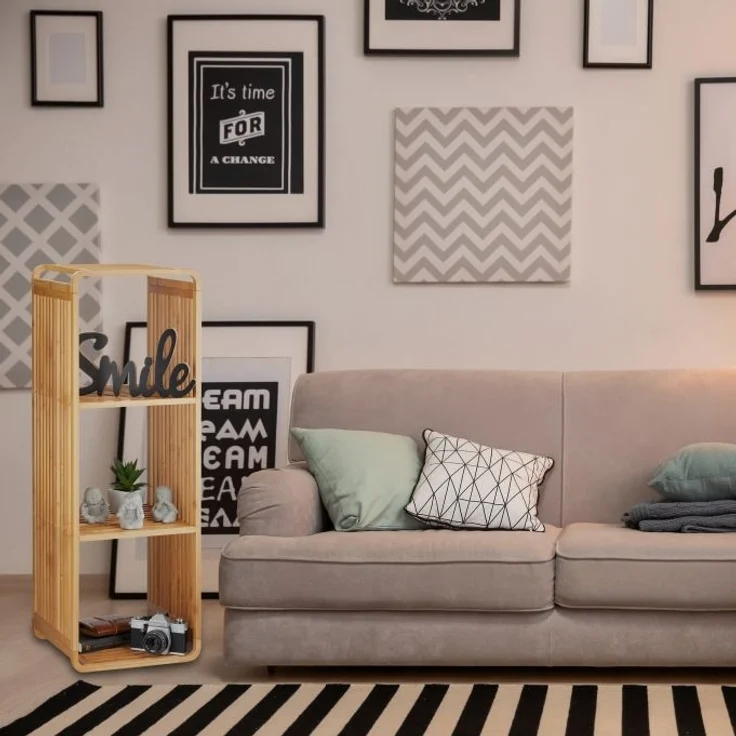 Bambus Regal mit Ablagen – Bild 2