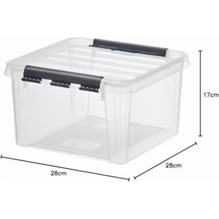 SmartStore Aufbewahrungsbox Classic 7L mit Deckel 7 Liter 28 x 28 x 17 cm – Bild 6