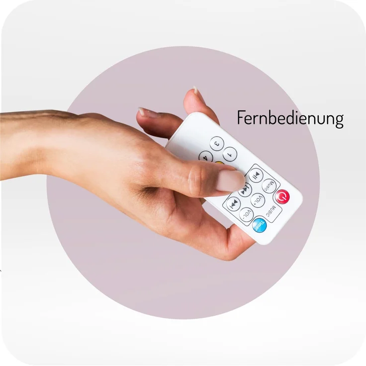 MoMi KENANI ONYX Babywippe für Babys bis 9 kg, mit LED-Display, Fernbedienung & Bluetooth für Smartphone, Batterie- oder Stromanschluss, mit 5-Punkt-Sicherheitsgurt, Bügel und Spielzeug – Bild 4