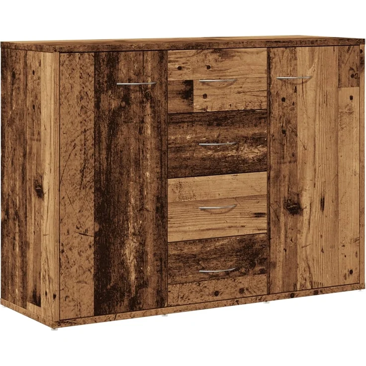 vidaXL Sideboard Altholz-Optik 88x30x64 cm Holzwerkstoff 855892 – Bild 1