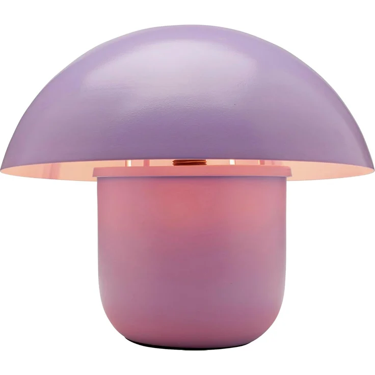 Kare Design Tischlampe Mushroom Lila, Metall, Pilzlampe, Moderne Tischleuchte, Schreibtischlampe, Büro, Wohnzimmer, Schlafzimmer, Office, keine Leuchtmittel inklusive, 27 x 29 x 29 (HxBxT)