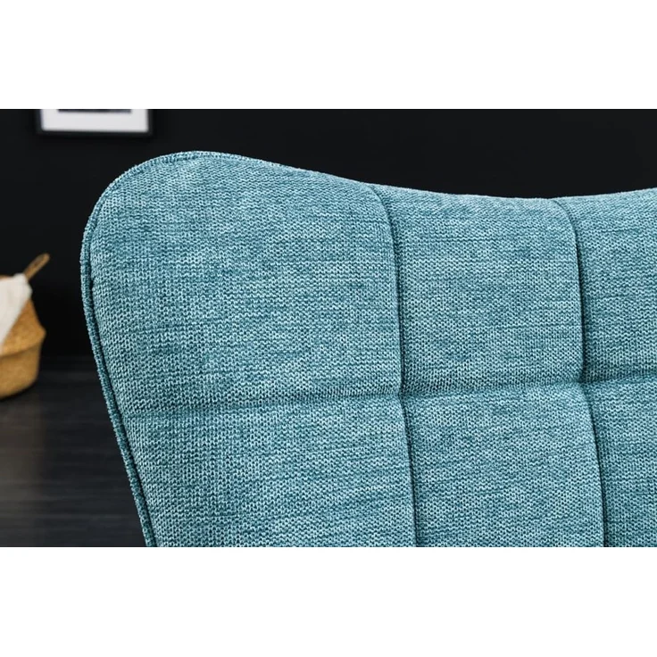 riess-ambiente Sessel SCANDINAVIA blau / natur (Einzelartikel, 1-St), Wohnzimmer · Stoff · Massivholz · mit Armlehnen · Scandinavian Design – Bild 6