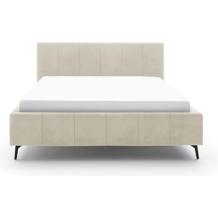Polsterbett >Lizzano mit BK< Liegefläche 160x200cm, beige, Stellmaß: 178x115x219cm (BxHxT) – Bild 5