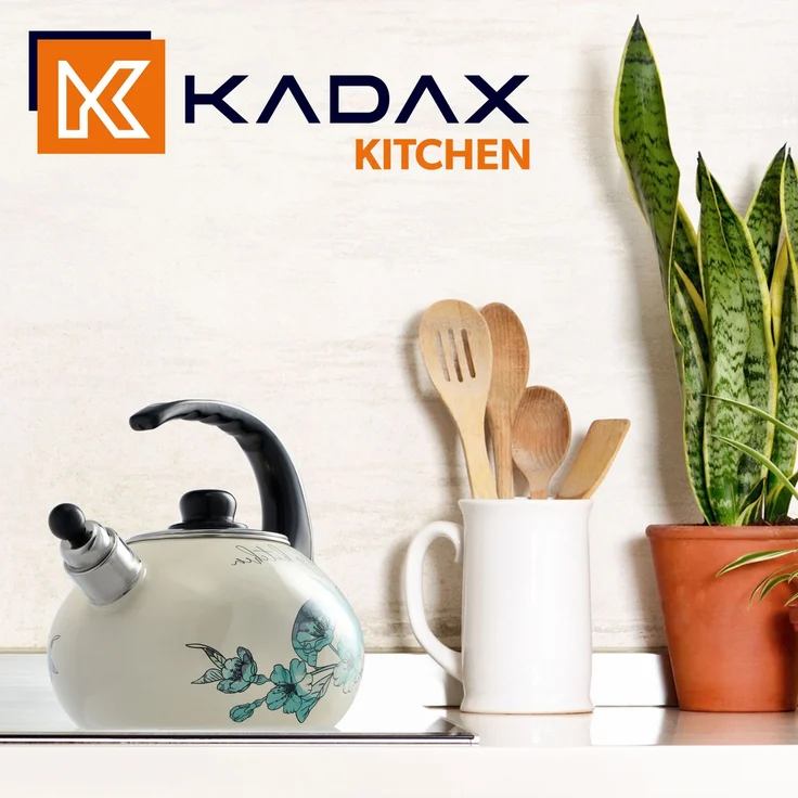 KADAX Emaillierter Wasserkocher 2,2 l, Induktion, Gas, Emaille – Bild 6